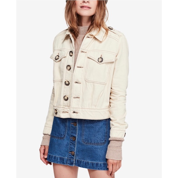 free people eisenhower denim jacket